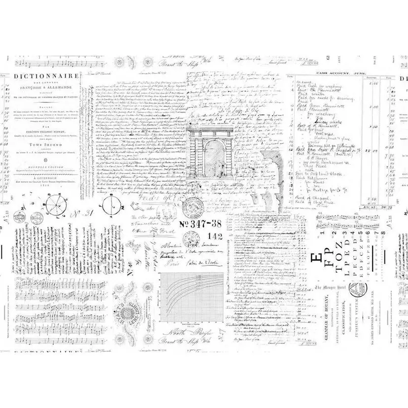 Roycycled - Typography Love Decoupage Paper