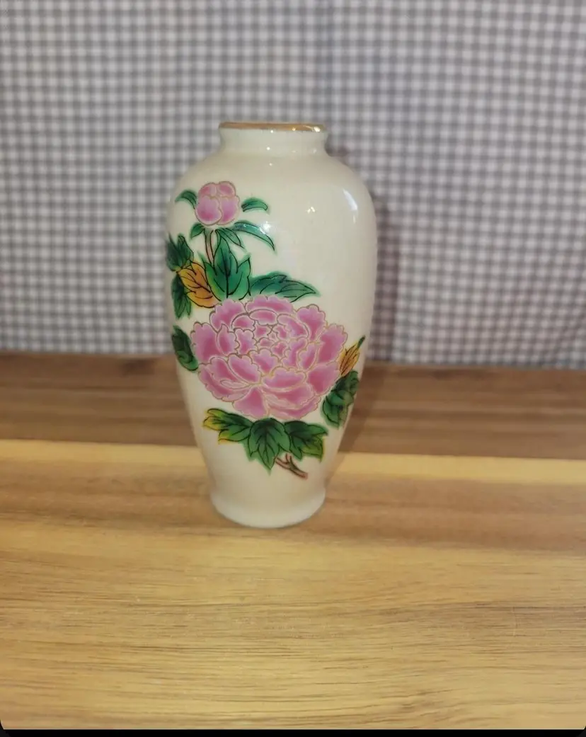 Floral Ceramic Bud Vase