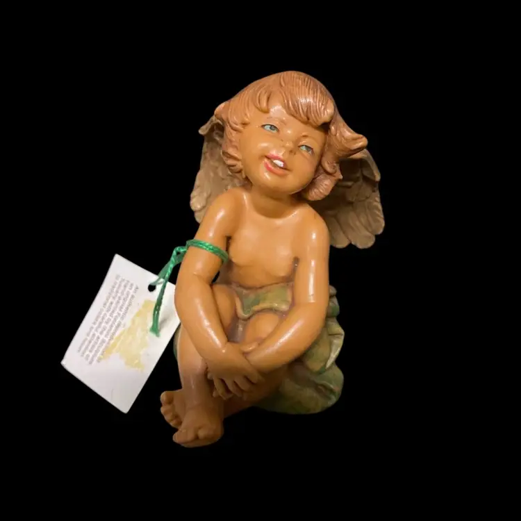 Fontanini Smooth Cherub Angel Shelf  Sitter Figurine