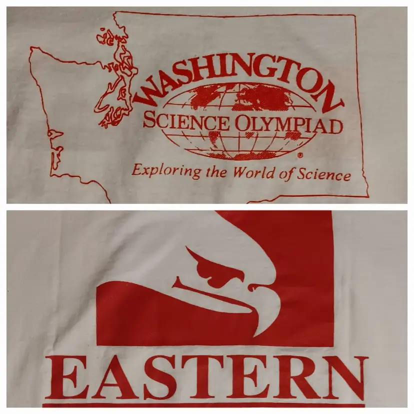 vintage single stitch Eastern Washington Eagles t-shirt STEM Original Eagle Logo