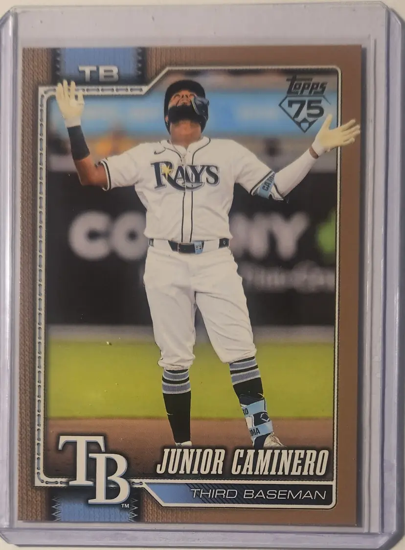2026 Topps Series 1 Gold Junior Caminero 0005/2026