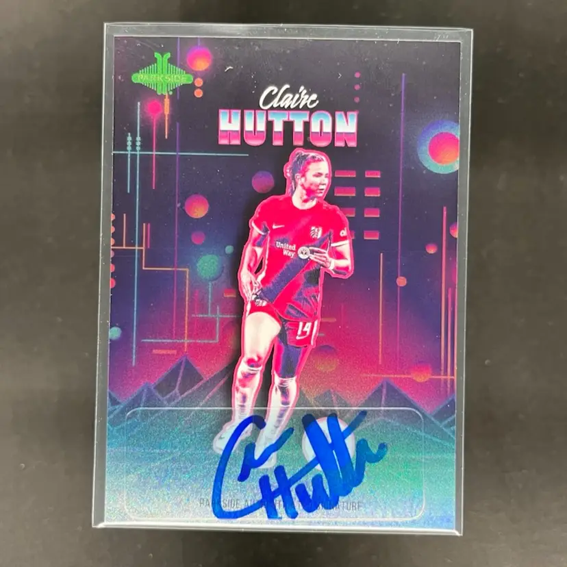 Claire Hutton 2024 Parkside NWSL Rookie Redemption Autograph /89 Soccer Card