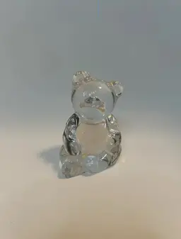Princess House Crystal Bear figurine, often described as a 24% lead crystal.