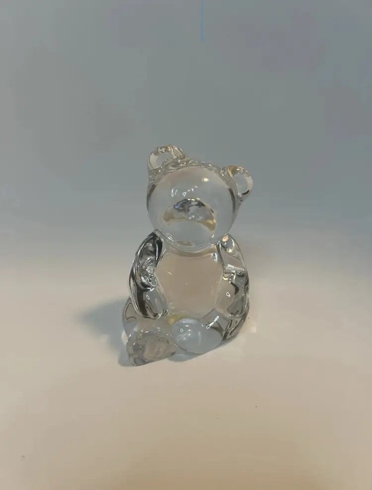 Princess House Crystal Bear figurine, often described as a 24% lead crystal.