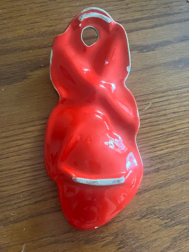 Vintage Strawberry  Ceramic Spoon-rest