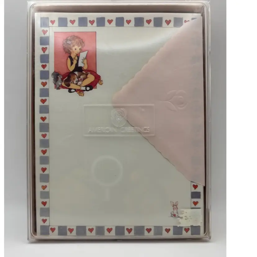 Collectible New Vintage American Greetings Stationery In Original Box /Valentine Gift ?