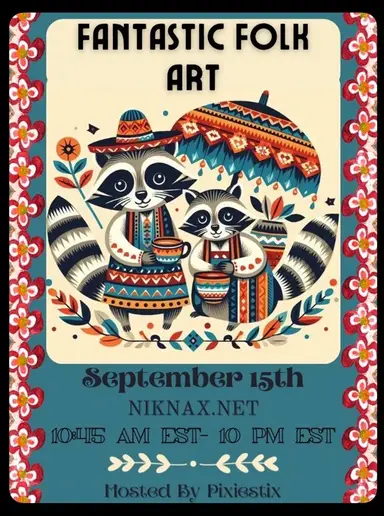 Fantastic Folk Art Raidtrain With crazythriftenchick!