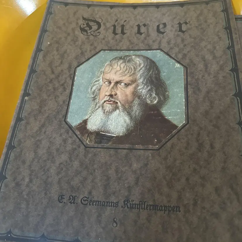 Vintage Albrecht Dürer Art Portfolio – E.A. Seemann Künstlermappen No. 8 German Prints Folder