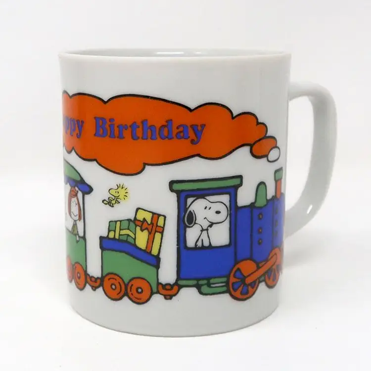 Snoopy Happy Birthday Train Mug - Peanuts