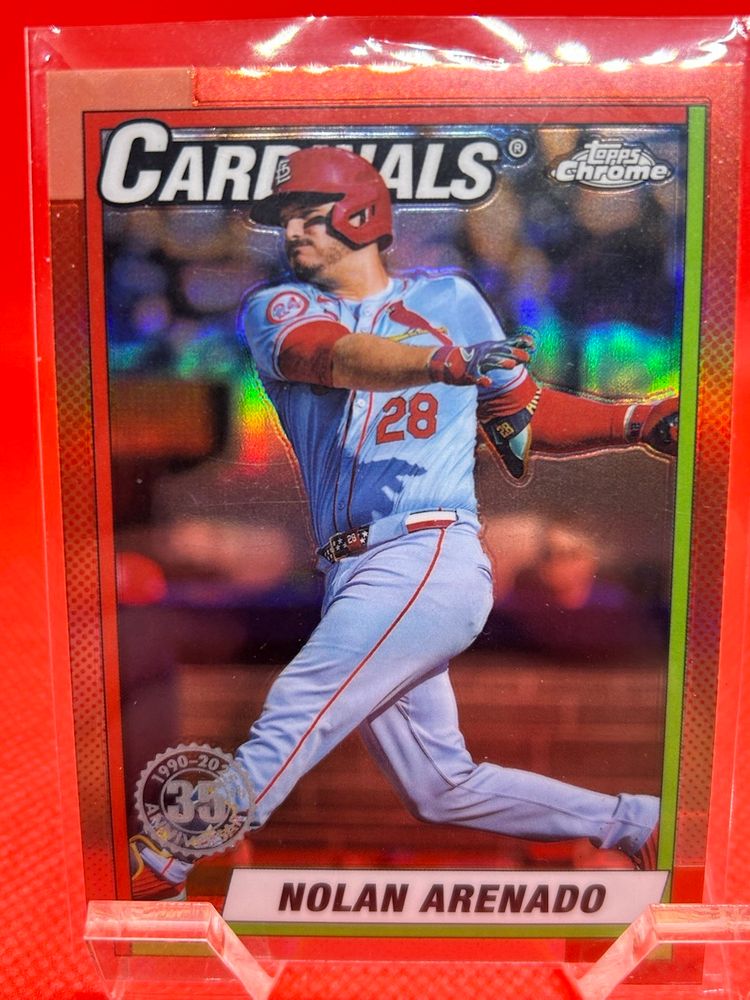 Nolan Arenado - 2025 Topps Chrome 1990 Throwback St. Louis Cardinals