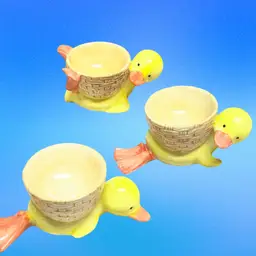 (3) Duckling Egg Cups