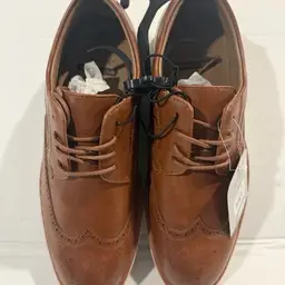 George Men's Branford Casual Dress Oxfords Brown Size 7.5 NWT Nice Shoes