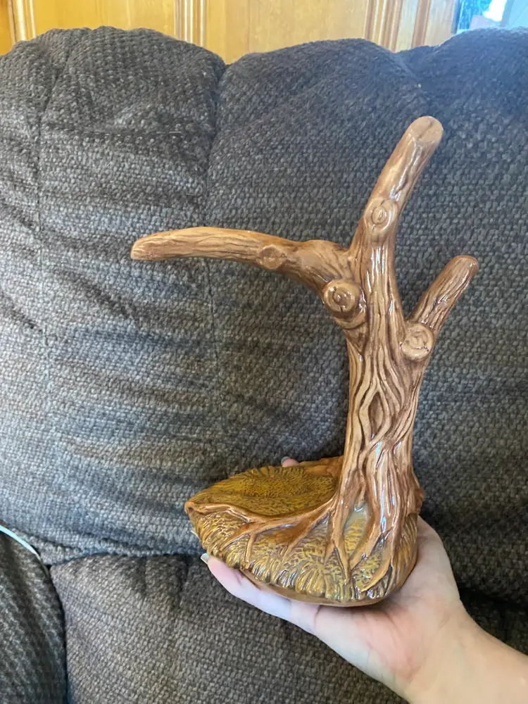 Spooky Ceramic Dead Halloween Tree 6” X 4 1/2” X 8 1/2”