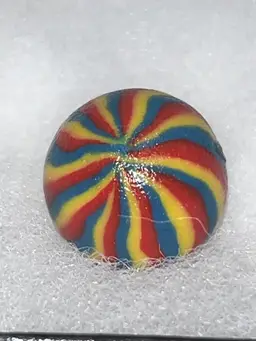 Handpainted German Clay Marble