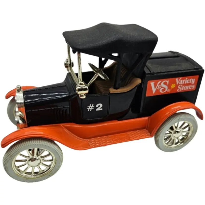 ERTL 1918 Ford Model-T Runabout Delivery Die-Cast Coin Bank with Box
