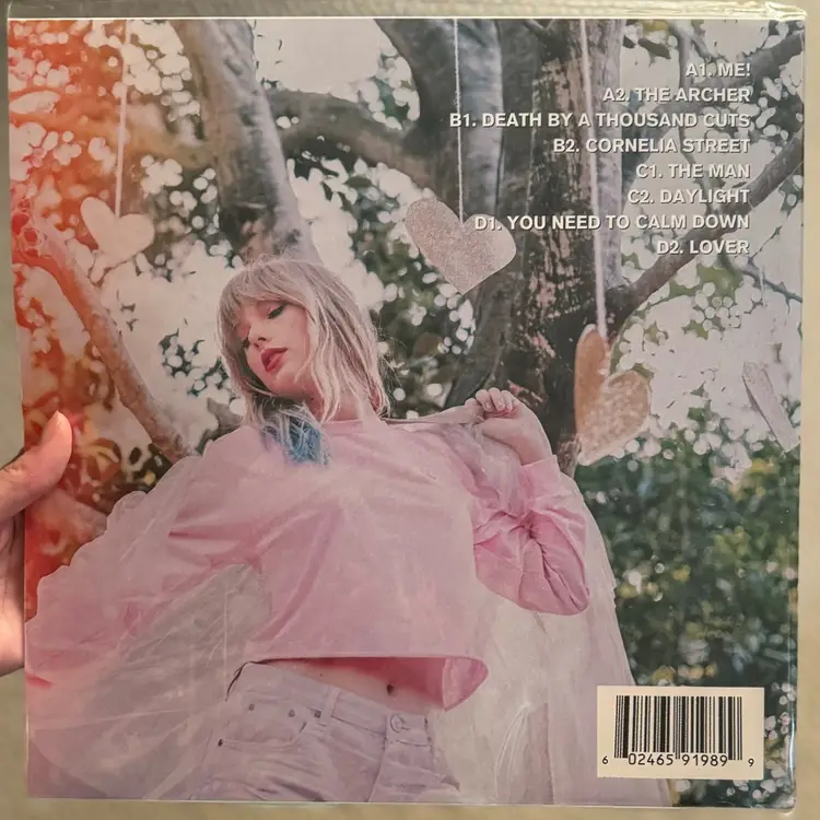 Taylor Lover Live from Paris Custom Vinyl Cover Sleeve