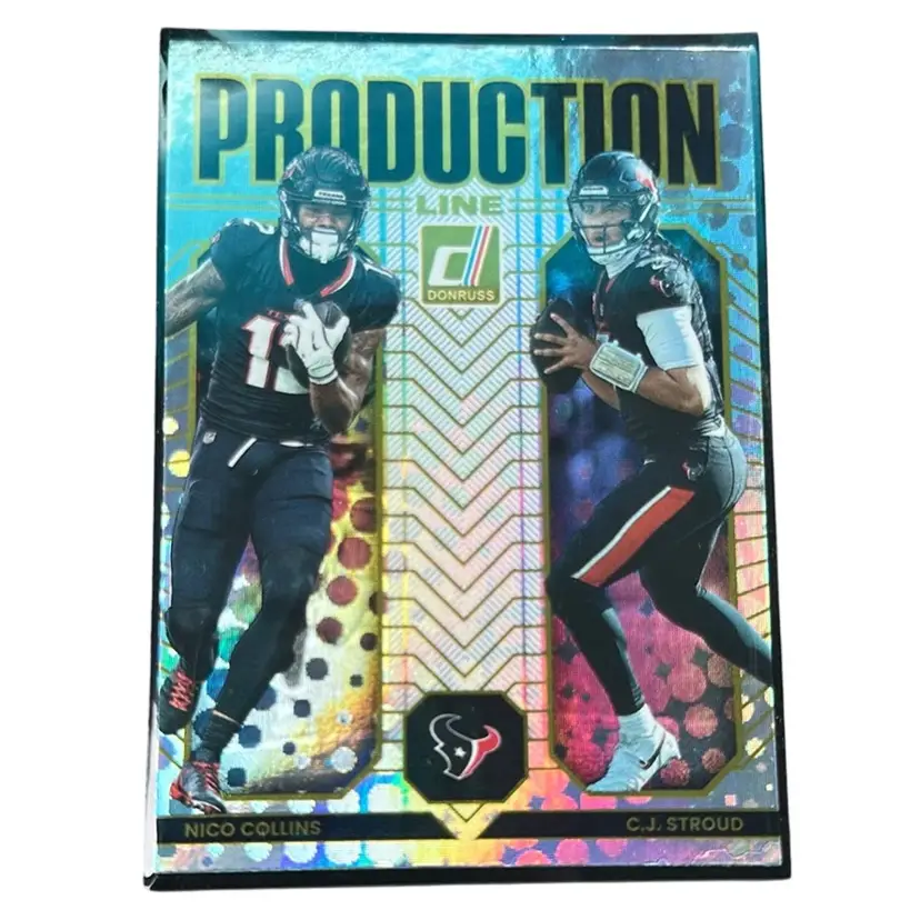 2025 Panini Donruss - Production Line C.J. Stroud, Nico Collins #11