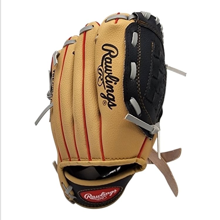Rawlings Players Series WPL10CBSG 10" youth baseball glove Black & tan color Right-handed throw