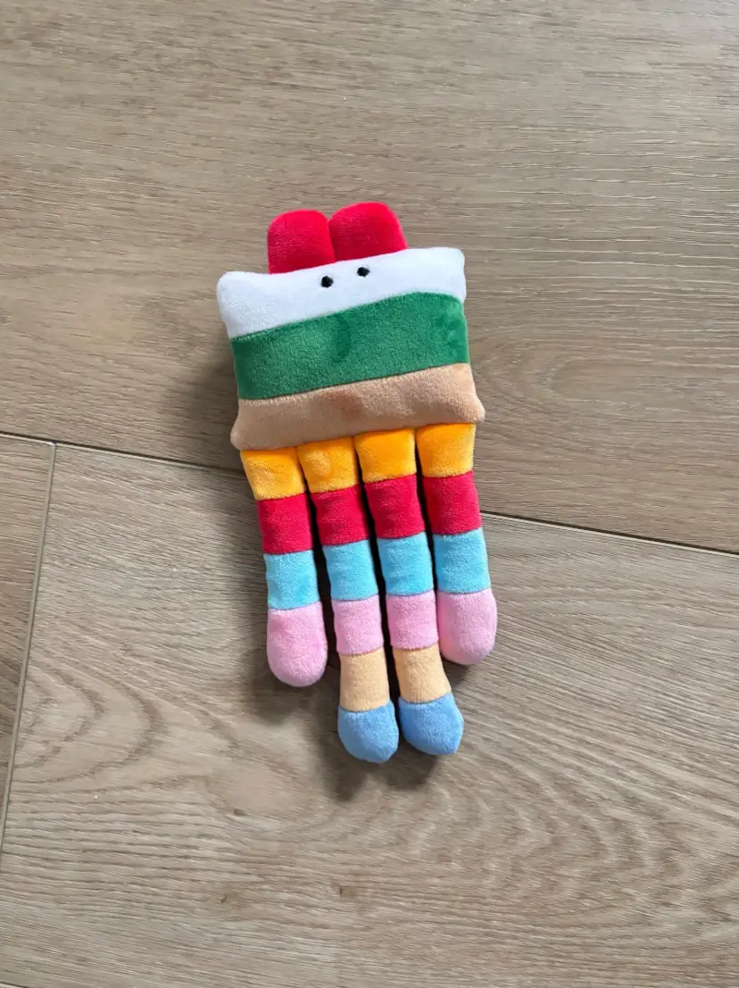 Pre-Order: 6” Abstract Plush “Little Friend” – Colorful Soft Sculpture Toy (Preorder, Ships June)