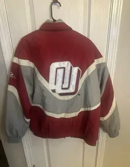 Apex One Men’s Large Oklahoma Sooners Windbreaker Jacket Zip Up College Vintage Make An Offer!