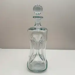 Large Holmgaard Clear Glass Kluk Kluk Decanter