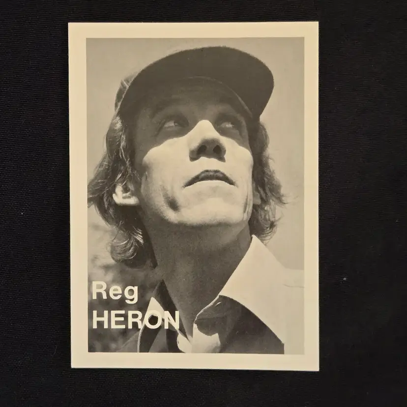 Photographer Baseball Trading Card Reg Heron #122 Mike Mandel Topps Card 1975