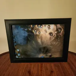 Photograph Of Water With Fun Bubbles, 5x7, Frame Not Included