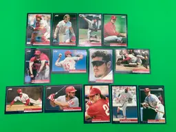 Score 1994 MLB Philadelphia Phillies Lot of 13 Different Trading Cards