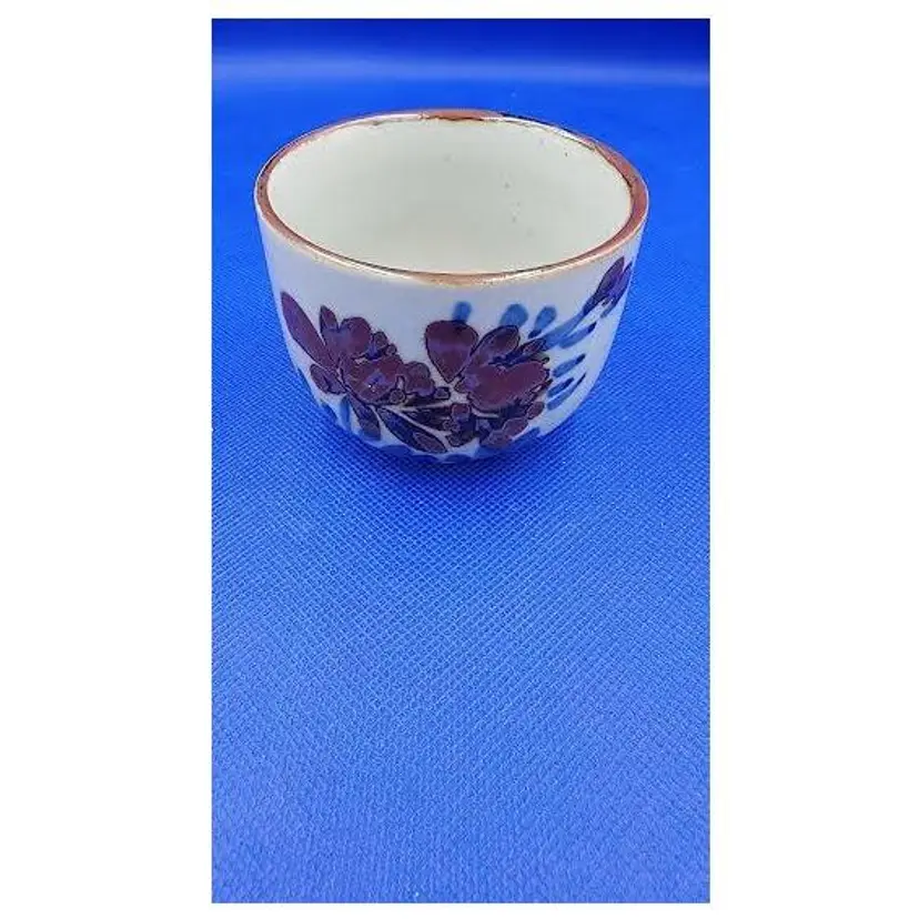 VINTAGE JAPANESE GLAZED CERAMIC TEA CUP