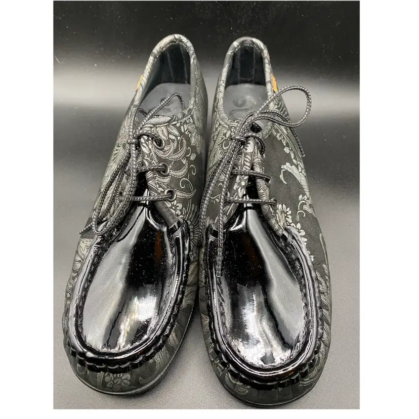 NEW SAS Black Patton Leather &cloth
 Size 7