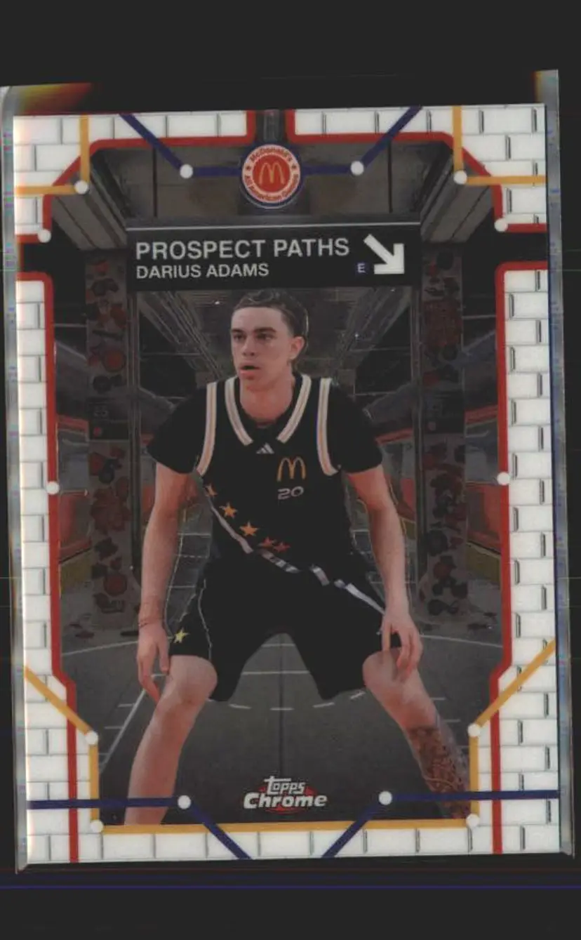 2025 Topps Chrome McDonald's #PP2 Darius Adams Prospect Paths - (140) -