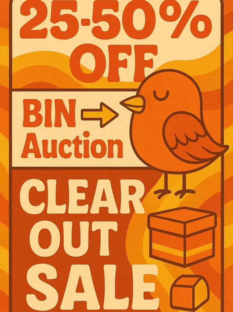 🎉25-50% BIN ➡️ Auction Clear Out🎉