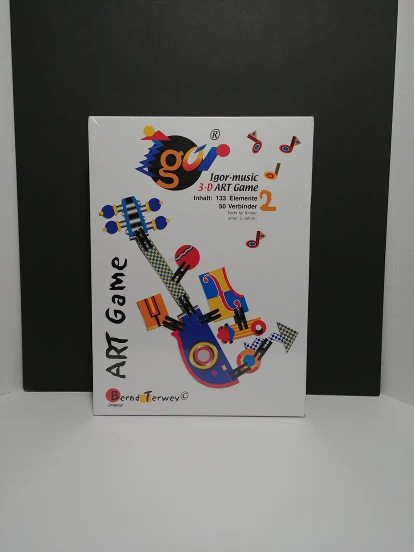 Igor Music 3 D Art Game Themed Building Set Bernd Terwey Original New Sealed