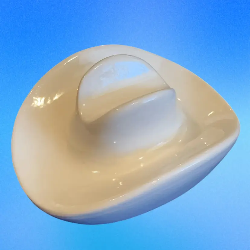 Ceramic Cowboy Hat Trinket Dish