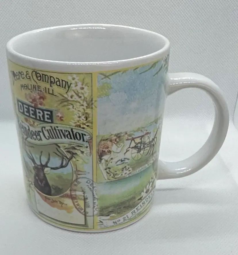 Farm Ad Print John Deere Coffee Mug