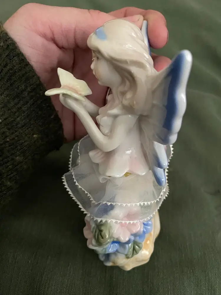 Vintage Fairy With Tulle Skirt And Butterflies