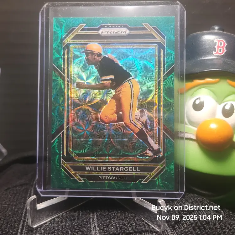 2023 Panini PRIZM Green Scope - Willie Stargell Pittsburgh Pirates 57/75