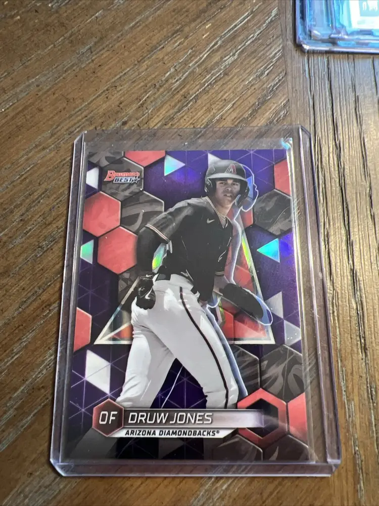2023 BOWMAN'S BEST DRUW JONES PURPLE REFRACTOR /250 ARIZONA DIAMONDBACKS AG2