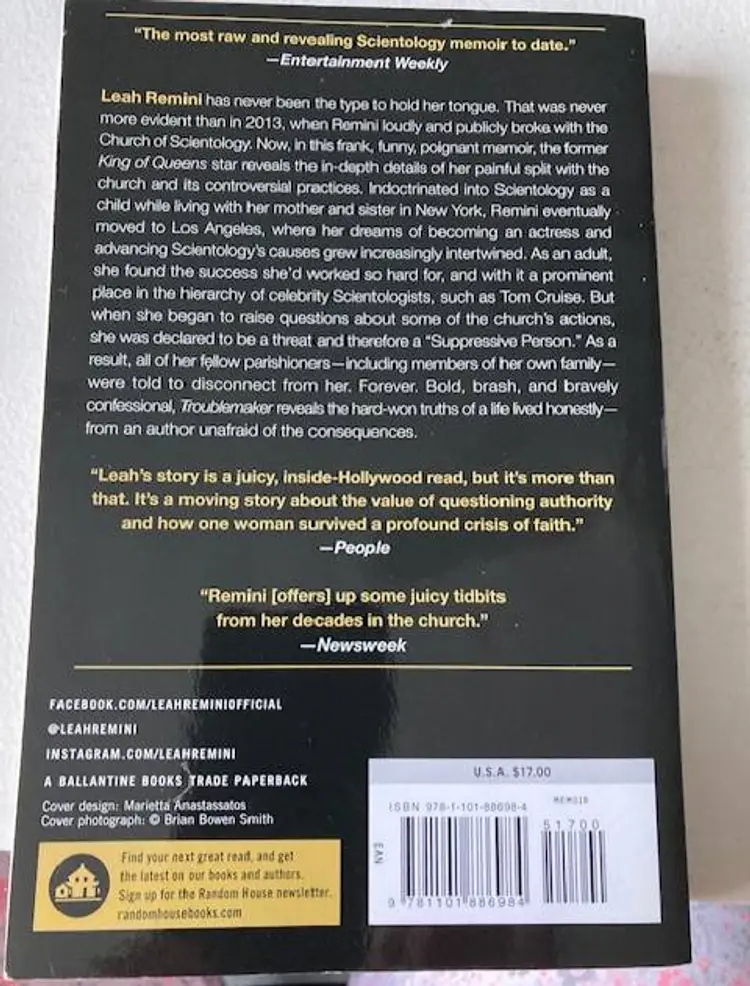 Troublemaker : Surviving Hollywood and Scientology by Leah Remini Paperbook