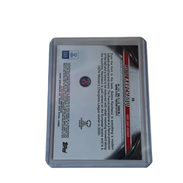 Sakina Karchaoui Uwcl Topps Sapphire Gold /50 PSG