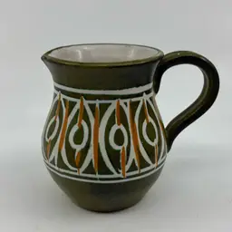 Mid Century Holt Howard Italian Import Pottery Creamer Signed 3.5”