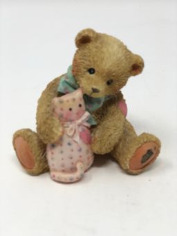 Timothy 'A Friend is Forever' Bear with Cat Toy