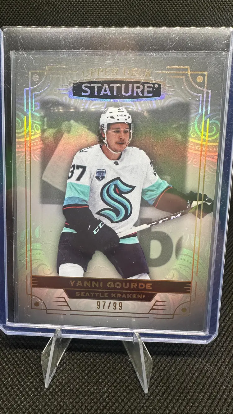 2022-23 Upper Deck Stature Yanni Gourde Seattle Kraken #97 Photo Variant 97/99