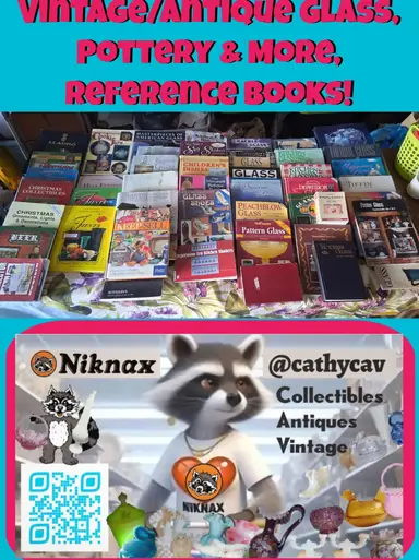 Pop-Up Reference Book Show! Glass, Paperweight,  Collectibles, Etc Books!!