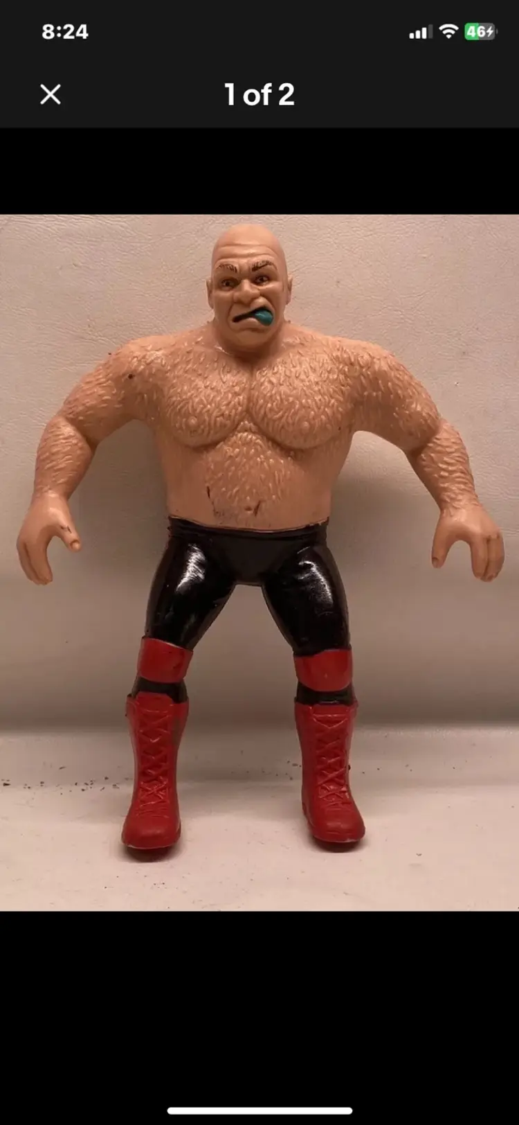George The Animal Steele LJN WWF Wrestling Superstars Figure Vintage 1986