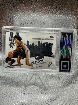 2025 Dylan Harper RC Topps Clutch Prospects #CC-2 Spurs ECC 9