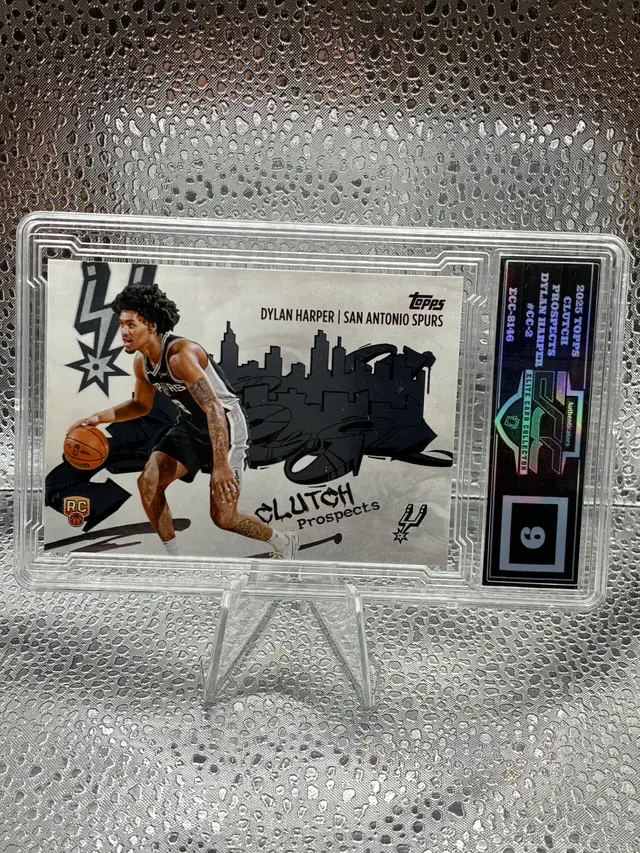 2025 Dylan Harper RC Topps Clutch Prospects #CC-2 Spurs ECC 9