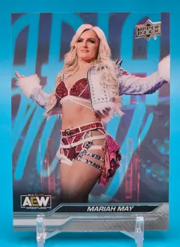 Mariah May SP RC 2024 Upper Deck #28 Clear Cut acetate parallel