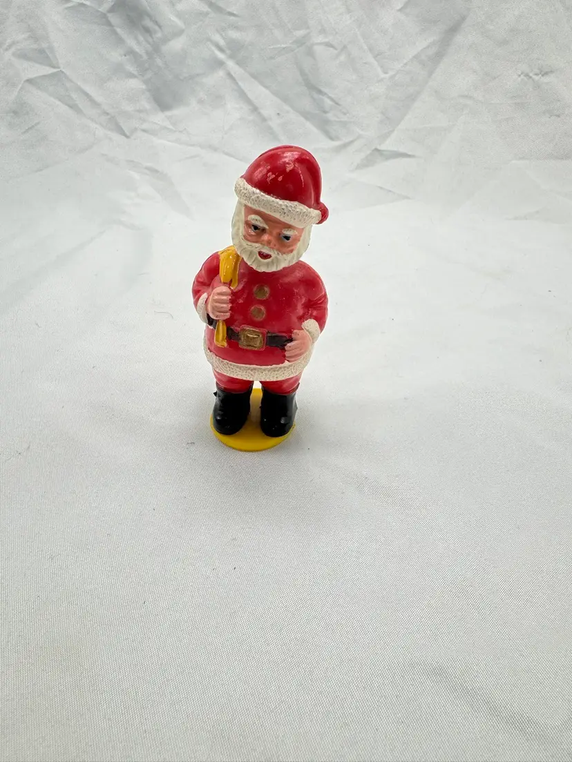 VTG Plastic Santa Claus Bobble Head