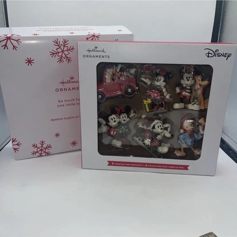 Disney Hallmark Ornaments Mickey & Friends Set of Six NEW Limited Edition Set
